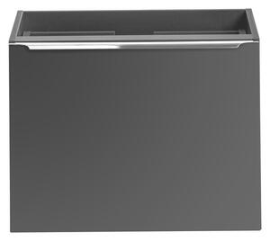 Comad Závěsná skříňka SantaFe II s deskou a umyvadlem 60 cm černá