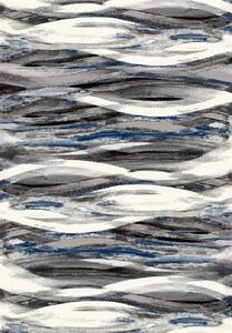 Koberec vlněný Agnella Agnus Mika Grafitový Šedý Modrý Rozměr: 200x300 cm