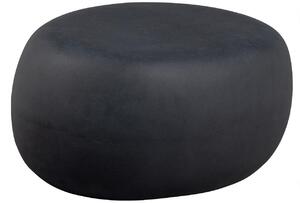 Hoorns Černý betonový konferenční stolek Peblo 65 x 49 cm