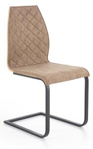 Židle K265 černý / hnědý / dub medový