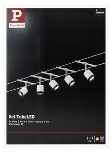 Paulmann 3981 - SADA 5xLED/4W Kompletní lankový systém TUBE 230V