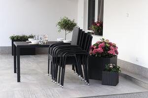 Zahradní jídelní set Viking L + 6x ratanová židle Paris