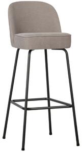Hoorns Pískově hnědá látková barová židle Tergi 79 cm