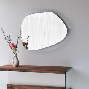 Kalune Design Dekorativní nástěnné zrcadlo Aqua 75x55 cm transparent