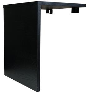 Černý dřevěný noční stolek Quax Hai-No-Ki 42 x 48 cm