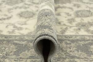 Kusový koberec vlněný Agnella Isfahan Anafi Len Krémový Šedý Rozměr: 133x180 cm