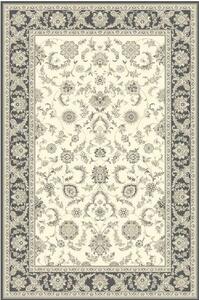 Kusový koberec vlněný Agnella Isfahan Anafi Perla Krémový / Šedý Rozměr: 200x300 cm