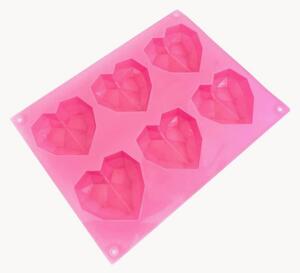 Silikonová forma na pečení Diamond Hearts