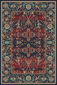 Kusový koberec vlněný Agnella Isfahan Hela Granat Modrý / Červený Rozměr: 300x400 cm