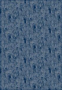 Kusový koberec vlněný Agnella Isfahan Julius Granat Modrý Rozměr: 200x300 cm