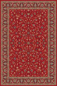 Kusový koberec vlněný Agnella Isfahan Sanza Bordo Červený Rozměr: 133x180 cm