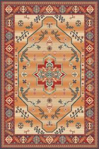 Kusový koberec vlněný Agnella Isfahan Tereus Měděný Béžový / Červený Rozměr: 160x240 cm