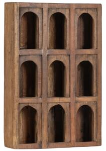 Hoorns Dřevěná nástěnná skříňka Gru 51 x 14 cm