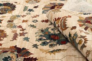 Kusový koberec vlněný Dywilan Superior Latica Krémový Béžový Rozměr: 170x235 cm