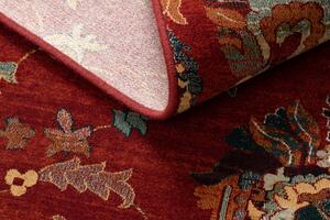Kusový koberec vlněný Dywilan Superior Latica Rubin Červený Rozměr: 170x235 cm