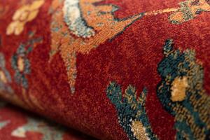 Kusový koberec vlněný Dywilan Superior Latica Rubin Červený Rozměr: 170x235 cm