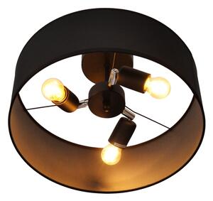 Lustr na tyči ALBA 3xE27/15W/230V černá