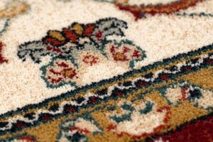 Kusový koberec vlněný Dywilan Polonia Tari Jasny Rubin Krémový Červený Rozměr: 170x235 cm
