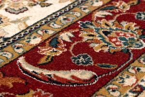 Kusový koberec vlněný Dywilan Polonia Tari Jasny Rubin Krémový Červený Rozměr: 170x235 cm