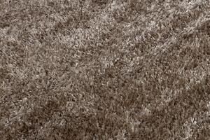 Makro Abra Kusový shaggy koberec FLUFFY Jednobarevný béžový Rozměr: 60x100 cm