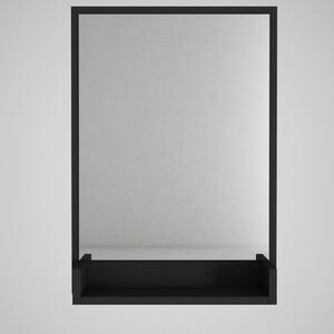 Kalune Design Nástěnné zrcadlo s poličkou Costa 75x45 cm černé