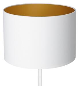 Stolní lampa ARDEN 1xE27/60W/230V pr. 25 cm bílá/zlatá