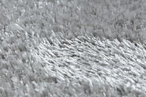 Makro Abra Kulatý shaggy koberec FLUFFY stříbrný Rozměr: průměr 100 cm