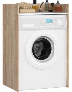 Ak furniture Koupelnová skříňka nad pračku FIN II dub sonoma/bílá