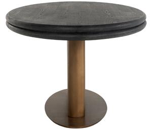 Černý dubový jídelní stůl Richmond Macaron 235 x 110 cm
