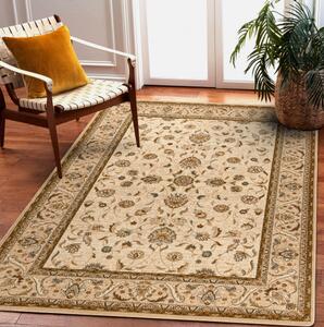 Kusový koberec vlněný Dywilan Omega Aries Perla krémový béžový Rozměr: 200x300 cm