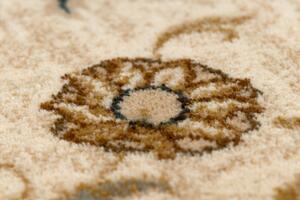Kusový koberec vlněný Dywilan Omega Aries Perla krémový béžový Rozměr: 135x200 cm