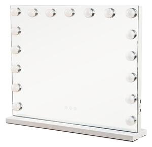 Brilagi - LED Stmívatelné make-up zrcadlo HOLLYWOOD LED/15W/230V 60x50 cm bílá