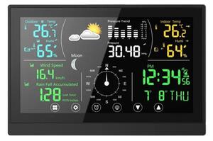 Winner Group - Dotyková meteostanice s LCD barevným displejem 5V/3xAAA + 6xAA