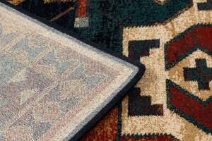 Kusový koberec vlněný Dywilan Omega Rohan Jasny Rubin Červený Zelený Rozměr: 200x300 cm