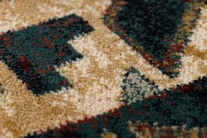 Kusový koberec vlněný Dywilan Omega Rohan Jasny Rubin Červený Zelený Rozměr: 200x300 cm