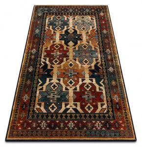 Kusový koberec vlněný Dywilan Omega Rohan Jasny Rubin Červený Zelený Rozměr: 170x235 cm