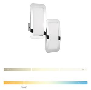 Wofi 4526.02.01.6000- SADA 2x LED Stmívatelné nástěnné svítidlo SAGA LED/8W/230V