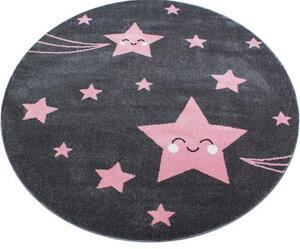DĚTSKÝ KOBEREC, 160 cm pink, tmavě šedá Ben'n'jen - Dekorace do dětského pokoje, Online Only