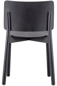 Jídelní židle KAREL černá WOOOD