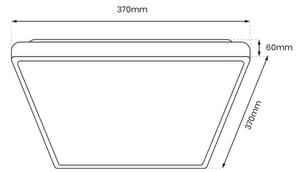 LED Stropní svítidlo FABIO LED/23W/230V bílá