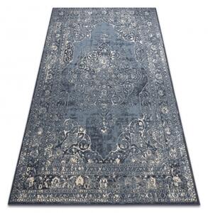 Makro Abra Vlněný kusový koberec NAIN 7599/50911 Klasický modrý / béžový Rozměr: 120x170 cm