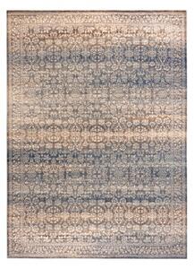 Makro Abra Vlněný kusový koberec NAIN 7594/50955 béžový / modrý Rozměr: 80x150 cm