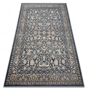 Makro Abra Vlněný kusový koberec NAIN 7557/50944 Klasický béžový / modrý Rozměr: 80x150 cm