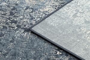 Makro Abra Vlněný kusový koberec NAIN 7010/50911 modrý / béžový Rozměr: 80x150 cm
