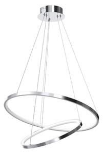 LED Lustr na lanku ROTONDA LED/51W/230V lesklý chrom