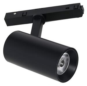LED Bodové svítidlo do lištového systému MAGNETIC TRACK LED/10W/48V černá