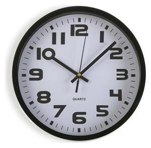Nástěnné hodiny Versa Černý Plastické 3,8 x 25 x 25 cm
