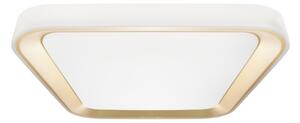 LED Stmívatelné stropní svítidlo QUADRO LED/38W/230V 3000-6000K bílá/zlatá + DO