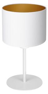 Stolní lampa ARDEN 1xE27/60W/230V pr. 18 cm bílá/zlatá