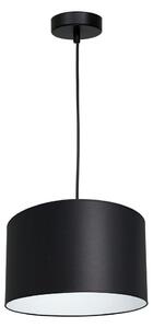 Lustr na lanku ARDEN 1xE27/60W/230V pr. 25 cm černá/bílá